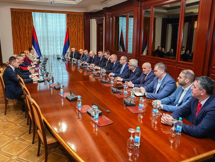 Meeting with representatives of political parties on formation of the new Government of the Republic of Srpska