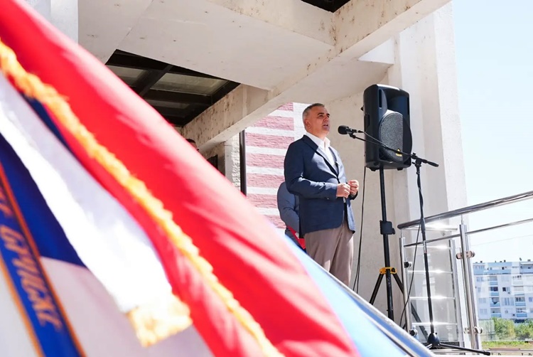 Prime Minister Minić attends the ceremony marking the Day of the Third Sarajevo Brigade of the Army of Republic of Srpska