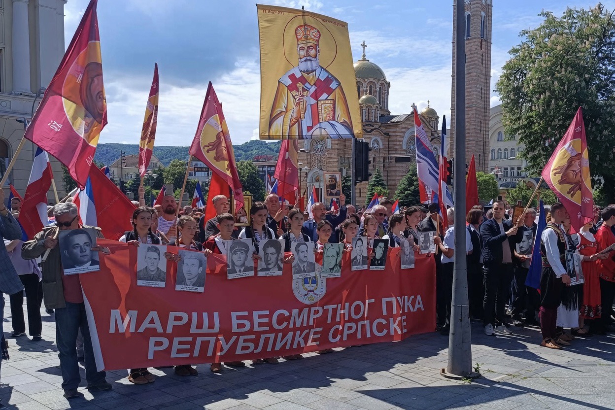 У Бањалуци обиљежен Дан побједе над фашизмом: Положени вијенци и одржан „Марш бесмртног пука“