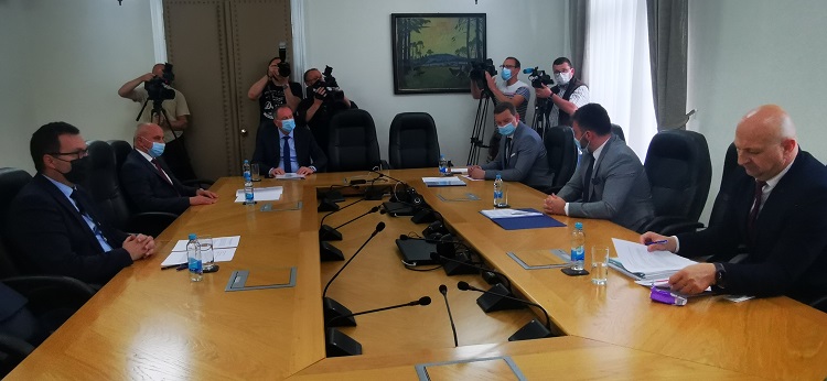 Министар Ђокић у Сарајеву разговарао са министрима Кошарцем и Џиндићем