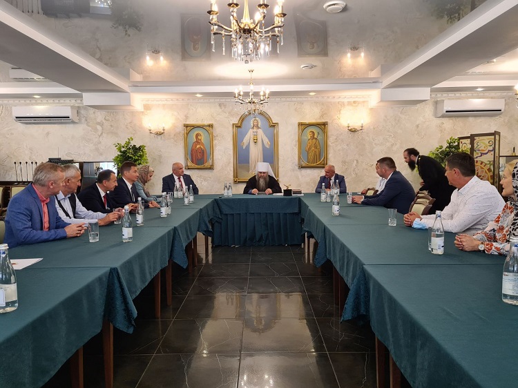 Други дан посјете Русији - министар Петар Ђокић разговарао са Његовим Високопреосвештенством митрополитом њижњеновгородским и арзамским Георгијем