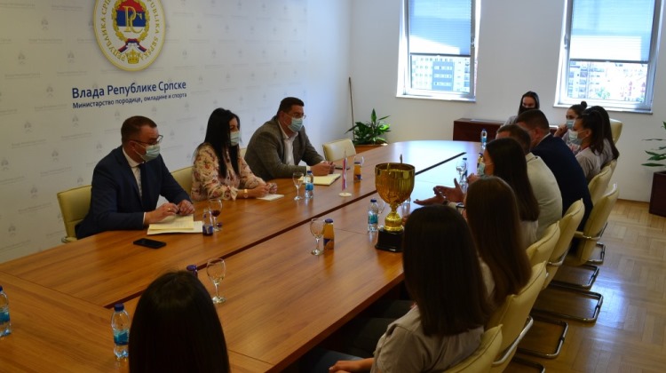 Пријем за КК „Лавови“ првакиње Републике Српске