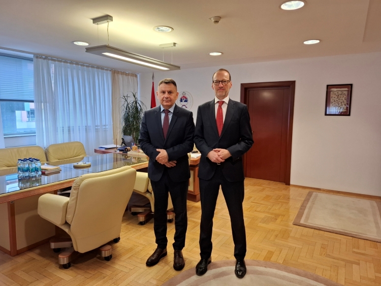 Састанак министра привреде и предузетништва са амбасадором Аустрије у БиХ