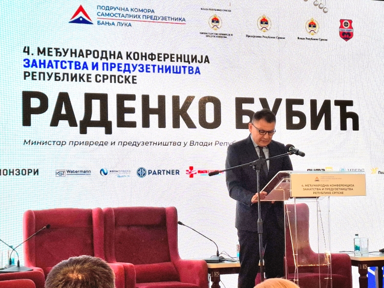 Министар Бубић на отварању Четврте међународне конференцијe занатства и предузетништва 