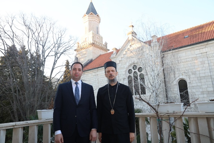 Министар Селак разговарао са митрополитом Димитријем о заштити имовине СПЦ
