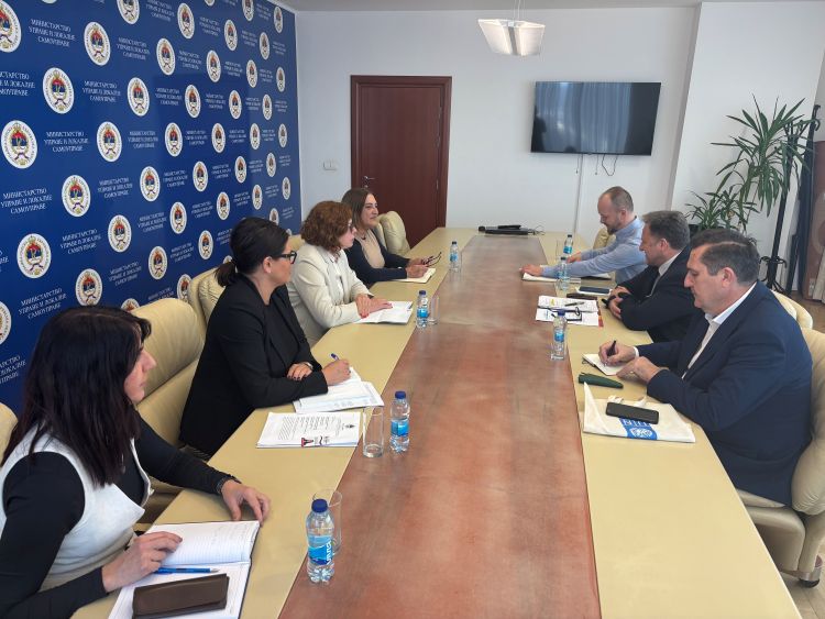Министарка Јујић са резидентним представником УНДП-а у БиХ, Реноом Мајером
